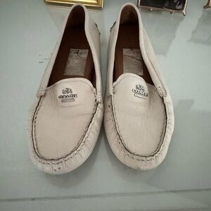 Coach Women's Cream Loafers